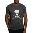 thumbnail image 1 of CafePress - Skull With Trombones T Shirt - Men's Classic Graphic Cotton T-Shirt, 1 of 4