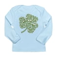 thumbnail image 1 of CafePress - Skullcloverlightgreenwhite Long Sleeve Infant T Shirt - Long Sleeve Infant T-Shirt, 1 of 2