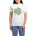 thumbnail image 1 of CafePress - Skulls Shamrock Women's Light Pajamas - Women's Short Sleeve Print T-Shirt and Pants Light Cotton Pajama Set, 1 of 7