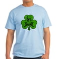 thumbnail image 1 of CafePress - Skully Shamrock Light T Shirt - Men's Classic Graphic T-Shirt, 1 of 4