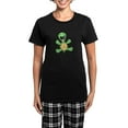 thumbnail image 1 of CafePress - Skuzzo Happy Turtle Women's Dark Pajamas - Women's Short Sleeve Print T-Shirt and Pants Dark Cotton Pajama Set, 1 of 7