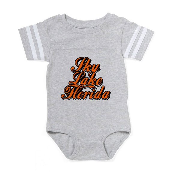CafePress - Sky Lake Florida - Cute Infant Baby Football Bodysuit