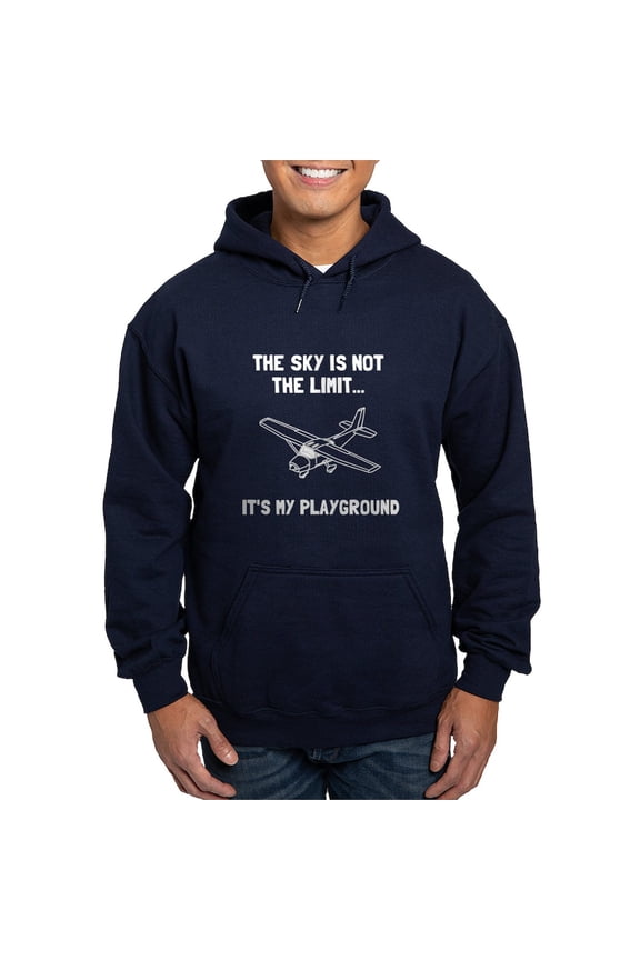 - Sky Playground Plane Hoodie - Pullover Hoodie, Classic, Comfortable Hooded Sweatshirt