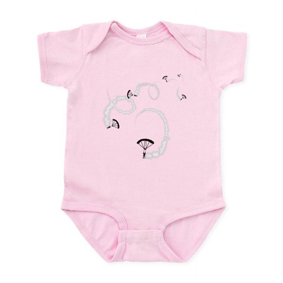 CafePress - Skydive Smokeswirls Infant Bodysuit - Baby Light Bodysuit, Size Newborn - 24 Months