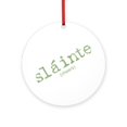 thumbnail image 1 of CafePress - Slainte Irish For Cheers -  Round Wood Ornament 4", 1 of 2