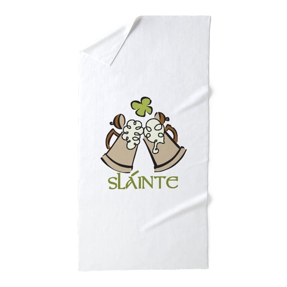 CafePress - Slainte - Large Beach Towel, Soft 30"x60" Towel with Unique Design