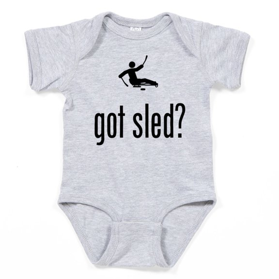 CafePress - Sled Hockey - Cute Infant Bodysuit Baby Romper - Size Newborn - 24 Months
