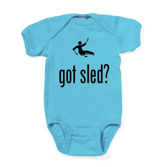 CafePress - Sled Hockey - Cute Infant Bodysuit Baby Romper - Size Newborn - 24 Months