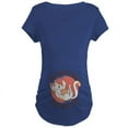 thumbnail image 1 of CafePress - Sleep With A Cat Maternity T Shirt - Maternity Dark T-Shirt, 1 of 3