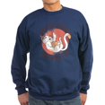 thumbnail image 1 of CafePress - Sleep With A Cat Sweatshirt - Classic Crew Neck Sweatshirt, 1 of 4