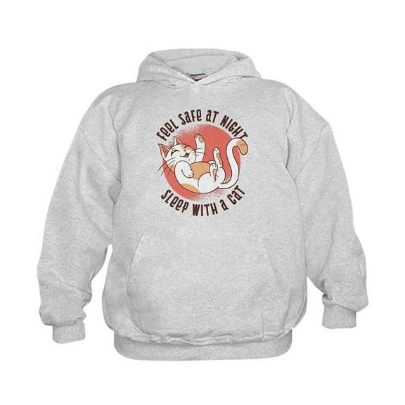 CafePress - Sleep With A Cat Sweatshirt - Kids Hooded Sweatshirt, Classic Hoodie