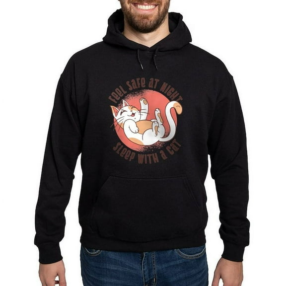 CafePress - Sleep With A Cat Sweatshirt - Pullover Hoodie, Classic, Comfortable Hooded Sweatshirt