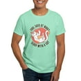 thumbnail image 1 of CafePress - Sleep With A Cat T Shirt - Men's Classic Graphic Cotton T-Shirt, 1 of 4