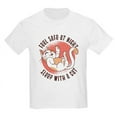 thumbnail image 1 of CafePress - Sleep With A Cat T Shirt - Light T-Shirt Kids XS-XL, 1 of 4