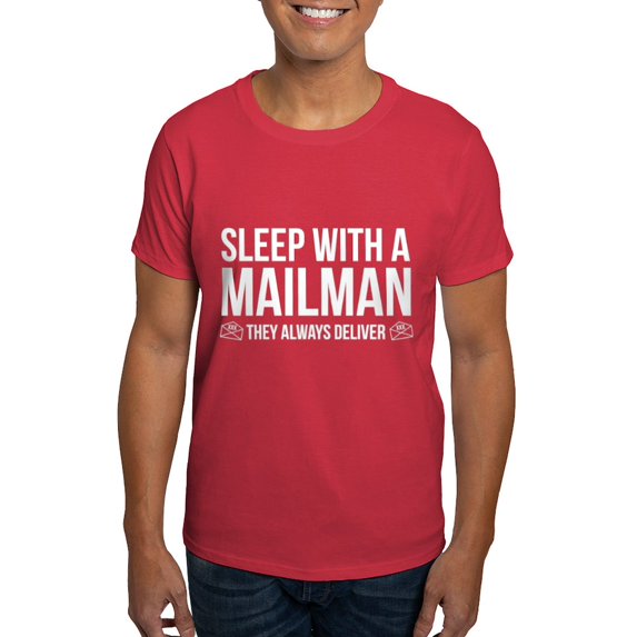 CafePress - Sleep With A Mailman Dark T Shirt - Men's Classic Graphic Cotton T-Shirt