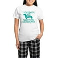 thumbnail image 1 of CafePress - Sleep With Dachshunds Women's Light Pajamas - Women's Short Sleeve Print T-Shirt and Pants Light Cotton Pajama Set, 1 of 7