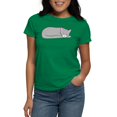 thumbnail image 1 of CafePress - Sleeping Cat Women's Classic T Shirt - Women's Traditional Fit Dark T-Shirt, 1 of 4