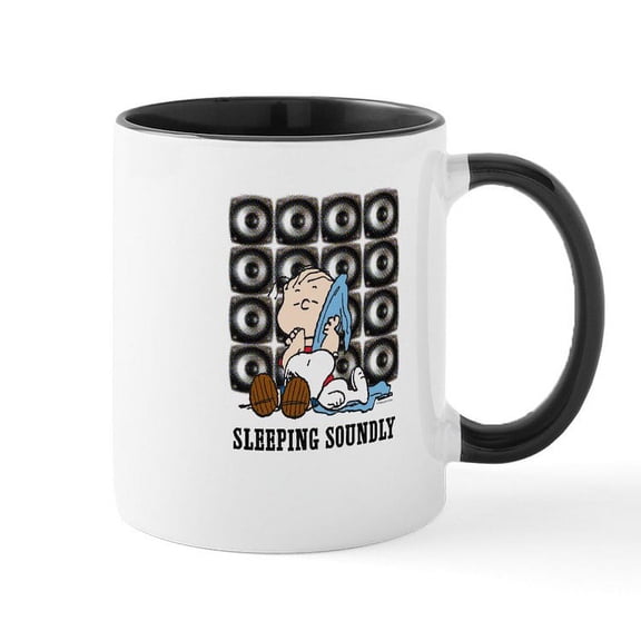 CafePress - Sleeping Soundly Mug - 11 oz Ceramic Mug - Novelty Coffee Tea Cup