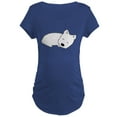 thumbnail image 1 of CafePress - Sleeping Westie Maternity Dark T Shirt - Maternity Dark T-Shirt, 1 of 3