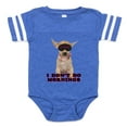 thumbnail image 1 of CafePress - Sleepy Chihuahua - Cute Infant Baby Football Bodysuit, 1 of 3