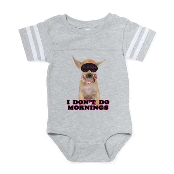 CafePress - Sleepy Chihuahua - Cute Infant Baby Football Bodysuit