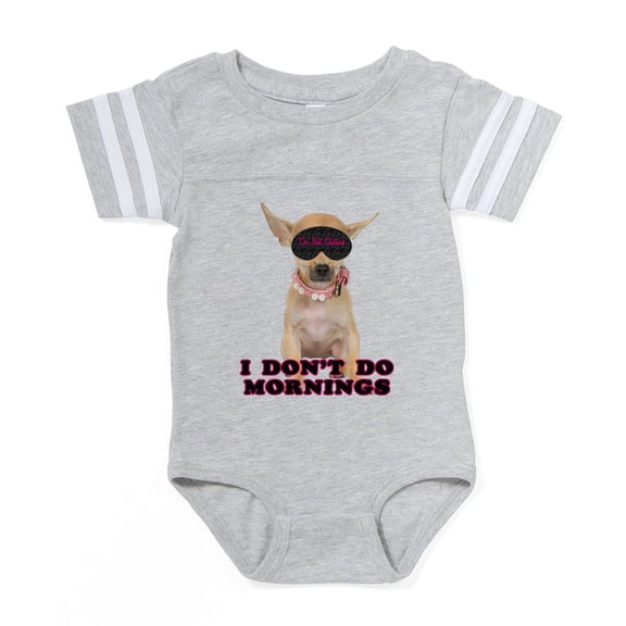CafePress - Sleepy Chihuahua - Cute Infant Baby Football Bodysuit