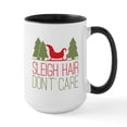 thumbnail image 1 of CafePress - Sleigh Hair, Don't Care Large Mug - 15 oz Ceramic Large White Novelty Mug, 1 of 4