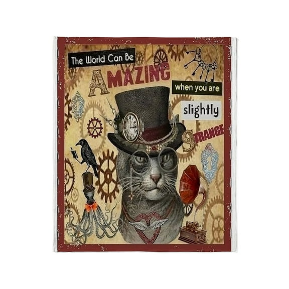 CafePress - Slightly Strange Throw Blanket - Soft Fleece Throw Blanket, 50"x60" for All Ages