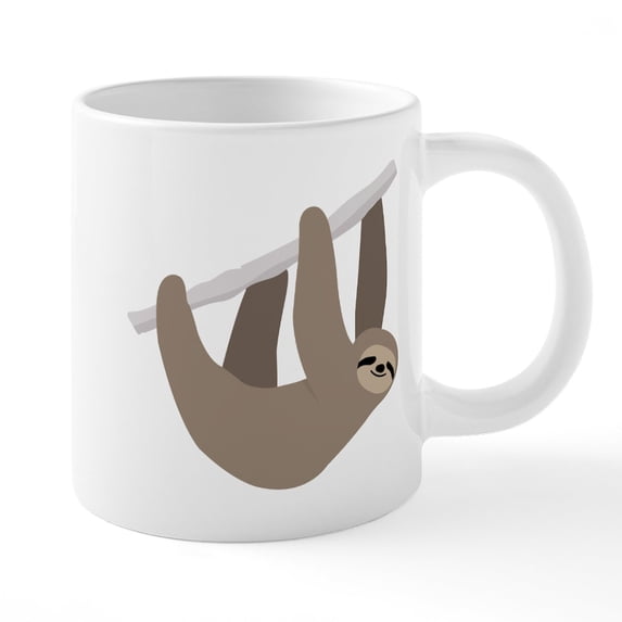 CafePress - Sloth - 20 Oz White Ceramic Mega Mug