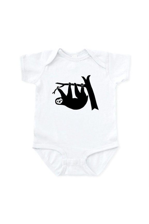 - Sloth Lazy Cute Animal Freeclimber Climbing Infant - Baby Light Bodysuit, Size Newborn - 24 Months