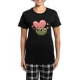 thumbnail image 1 of CafePress - Sloth Pajamas - Women's Short Sleeve Print T-Shirt and Pants Dark Cotton Pajama Set, 1 of 7