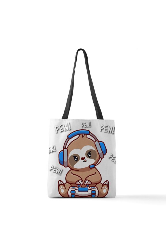 - Sloth - Polyester Tote Bag 16"x16"