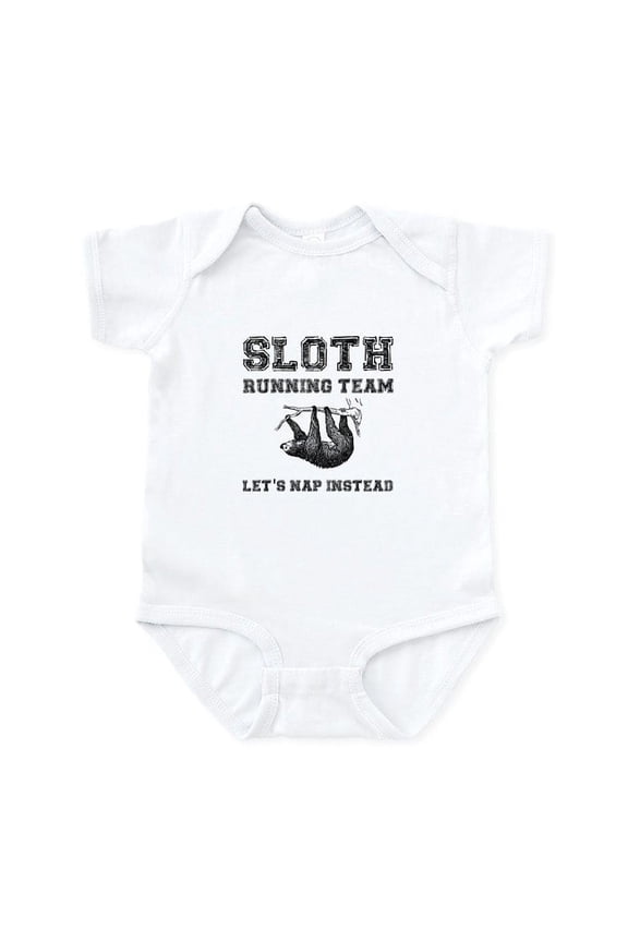 - Sloth Running Team Body Suit - Baby Light Bodysuit, Size Newborn - 24 Months