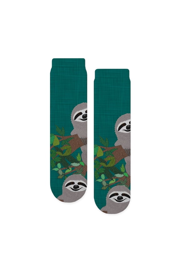 - Sloth - Unisex Novelty Printed Crew Adult Socks