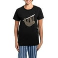 thumbnail image 1 of CafePress - Sloth Women's Dark Pajamas - Women's Short Sleeve Print T-Shirt and Pants Dark Cotton Pajama Set, 1 of 7