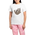 thumbnail image 1 of CafePress - Sloth Women's Light Pajamas - Women's Short Sleeve Print T-Shirt and Pants Light Cotton Pajama Set, 1 of 7