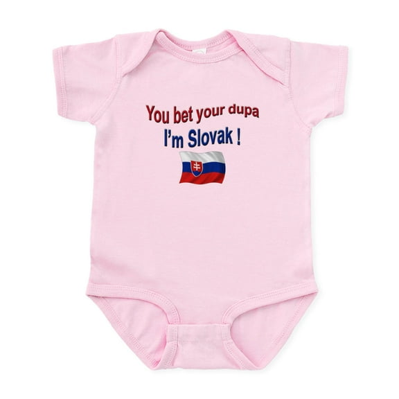 CafePress - Slovak Dupa 3 Infant Bodysuit - Baby Light Bodysuit, Size Newborn - 24 Months