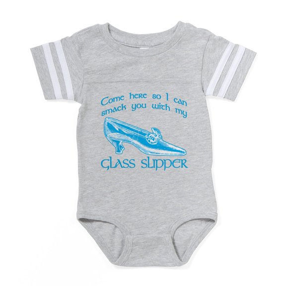 CafePress - Smack You Glass Slipper - Cute Infant Baby Football Bodysuit
