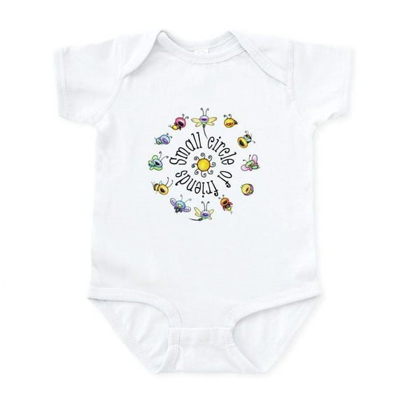 CafePress - Small Circle Of Friends Infant Bodysuit - Baby Light Bodysuit, Size Newborn - 24 Months