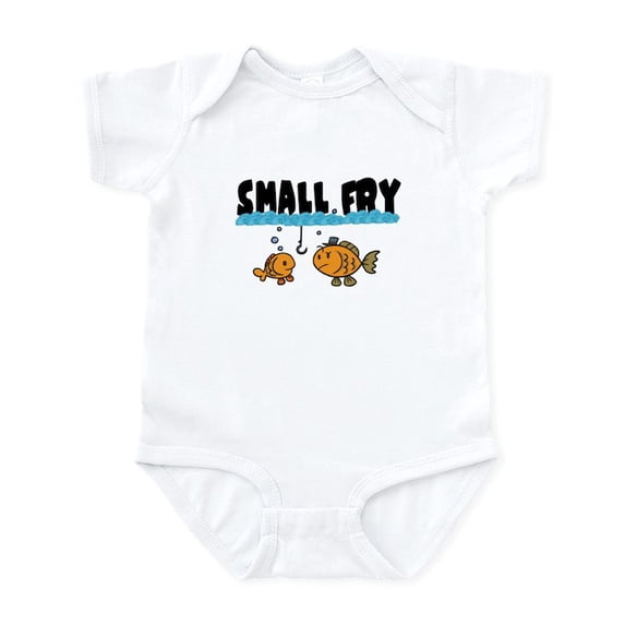 CafePress - Small Fry Infant Bodysuit - Baby Light Bodysuit, Size Newborn - 24 Months