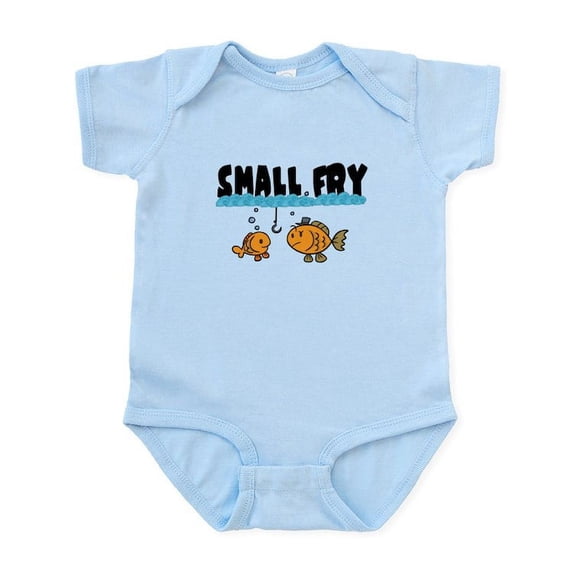 CafePress - Small Fry Infant Bodysuit - Baby Light Bodysuit, Size Newborn - 24 Months