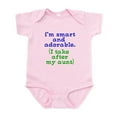 thumbnail image 1 of CafePress - Smart And Adorable Body Suit - Baby Light Bodysuit, Size Newborn - 24 Months, 1 of 4