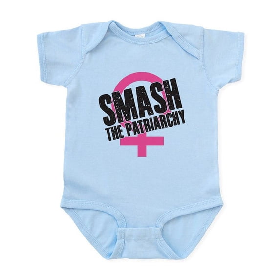 CafePress - Smash The Patriarchy Infant Bodysuit - Baby Light Bodysuit, Size Newborn - 24 Months