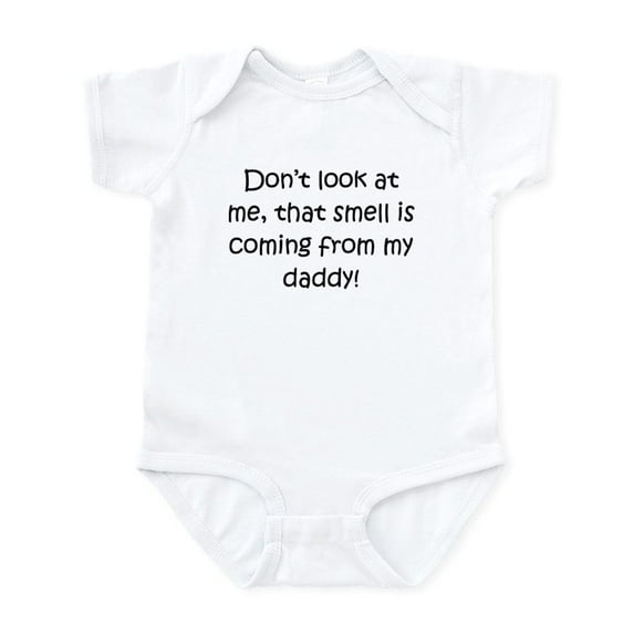 CafePress - Smell Is Coming From My Daddy Body Suit - Baby Light Bodysuit, Size Newborn - 24 Months