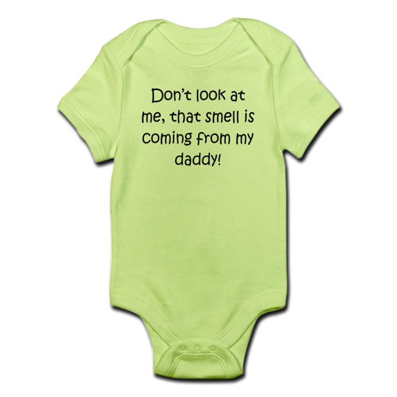 CafePress - Smell Is Coming From My Daddy Body Suit - Baby Light Bodysuit