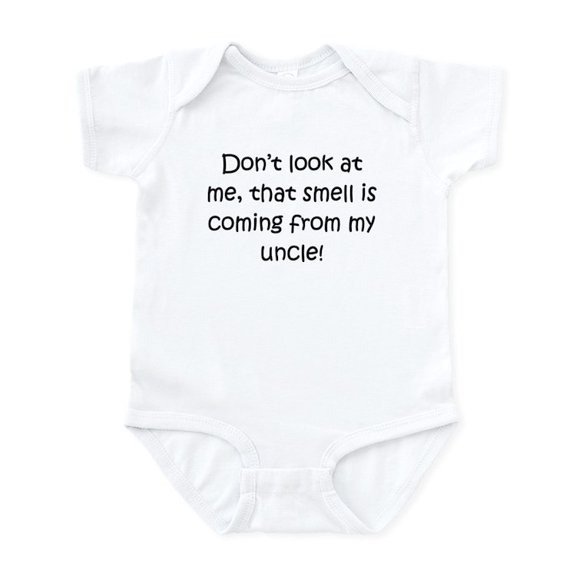 CafePress - Smell Is Coming From My Uncle Body Suit - Baby Light Bodysuit, Size Newborn - 24 Months
