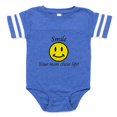 thumbnail image 1 of CafePress - Smile Jesus - Cute Infant Baby Football Bodysuit, 1 of 3