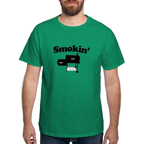 CafePress - Smokin' Barbecue T Shirt - Men's Classic Graphic Cotton T-Shirt
