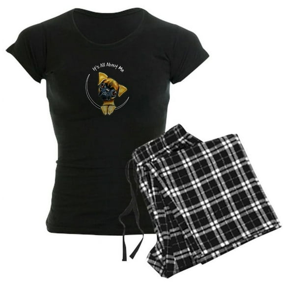 CafePress - Smooth Brussels Griffon IAAM Pajamas - Women's Dark Pajamas
