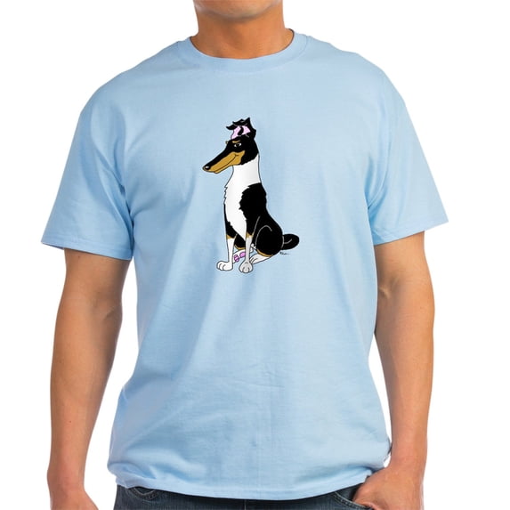 CafePress - Smooth Tricolor Collie Light T Shirt - Men's Classic Graphic T-Shirt